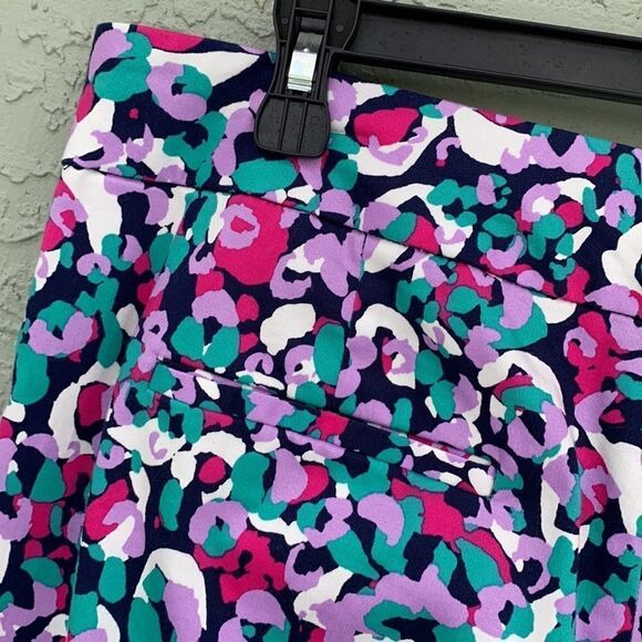 Pappagallo Sz 10  The Chelsea pant in Jade Multi - Picture 9 of 12